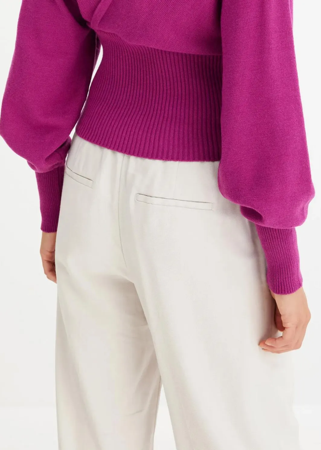 Pullover aus fließendem Viskose-Mix Damen Bekleidung·Umstandsmode|Strickmode