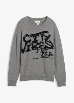 Sale Pullover aus reiner Baumwolle Kinder Jungen 9-16 Jahre·Sweat & Strick
