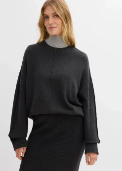 Damen bonprix Bekleidung·Umstandsmode|Bekleidung·Jeans|Pullover aus reiner Baumwolle