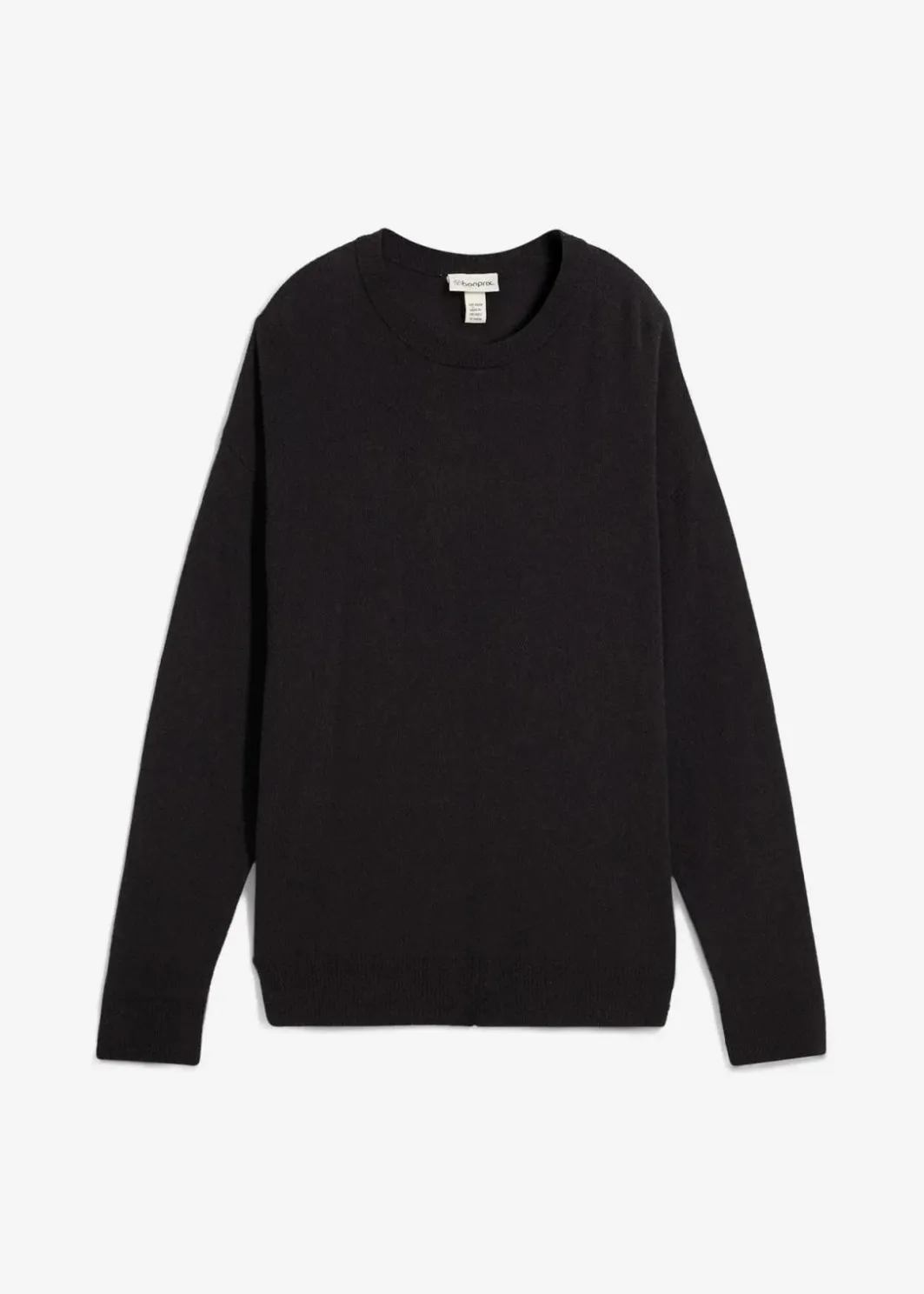 Herren bonprix Große Größen|Pullover & Strickjacken|Pullover aus Struktur-Baumwoll-Mix