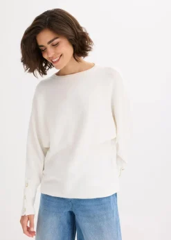 Damen bonprix Strickmode|Pullover & Strickjacken|Pullover aus Viskose-Mix