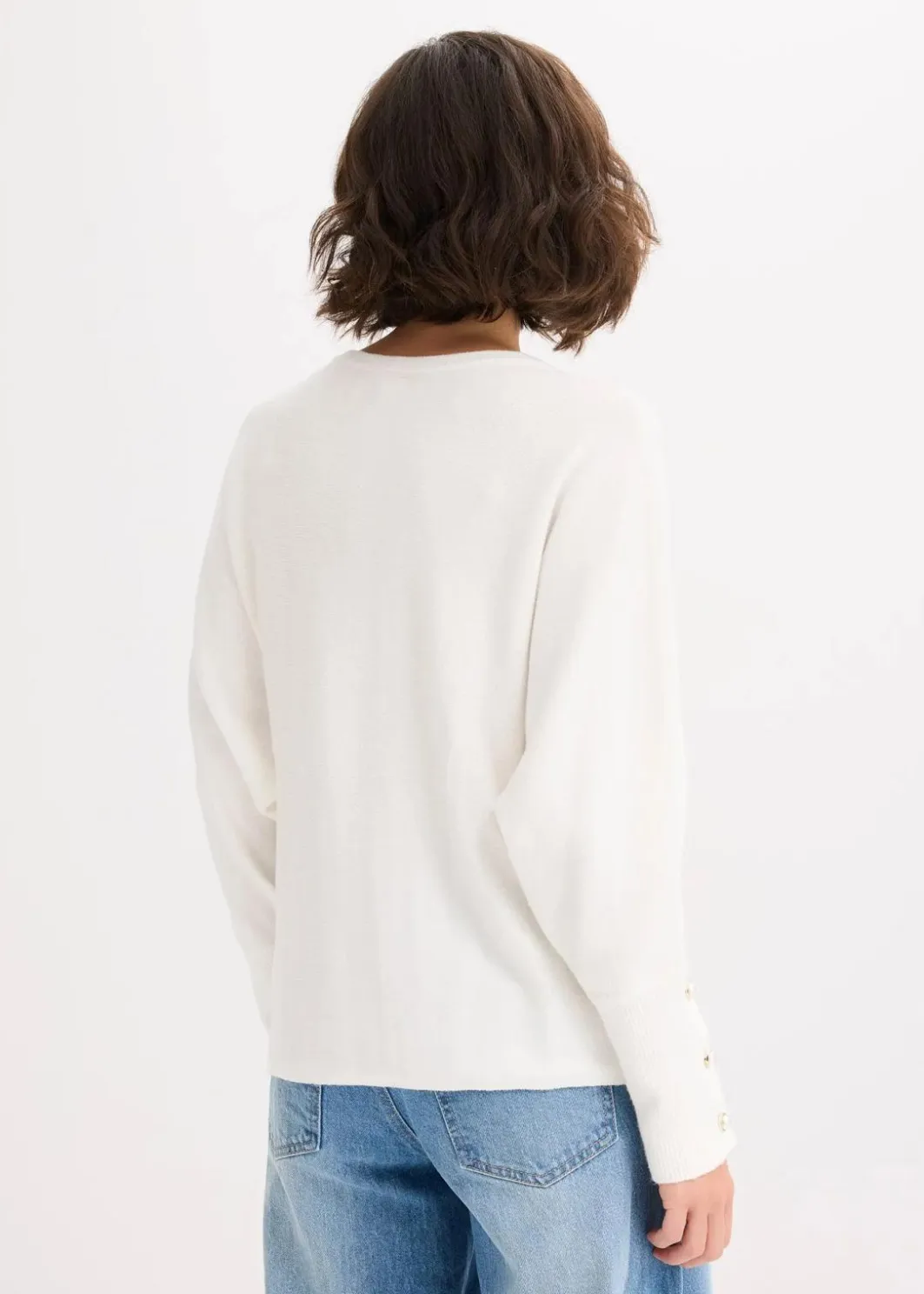 Damen bonprix Strickmode|Pullover & Strickjacken|Pullover aus Viskose-Mix