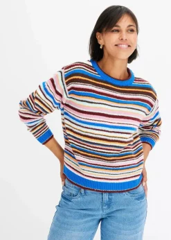 Hot Pullover gestreift Damen Bekleidung·Umstandsmode|Bekleidung·Jeans