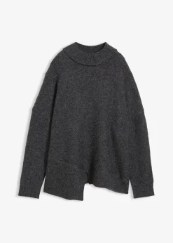 Sale Pullover mit asymmetrischem Saumverlauf und Wollanteil Damen Bekleidung·Umstandsmode|Bekleidung·Jeans