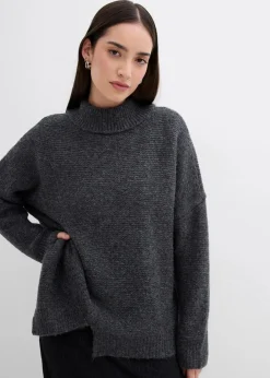 Sale Pullover mit asymmetrischem Saumverlauf und Wollanteil Damen Bekleidung·Umstandsmode|Bekleidung·Jeans
