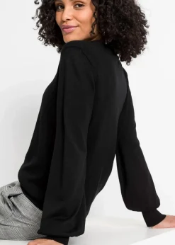 Hot Pullover mit Ballon-Ärmel Damen Bekleidung·Jeans|Pullover & Strickjacken