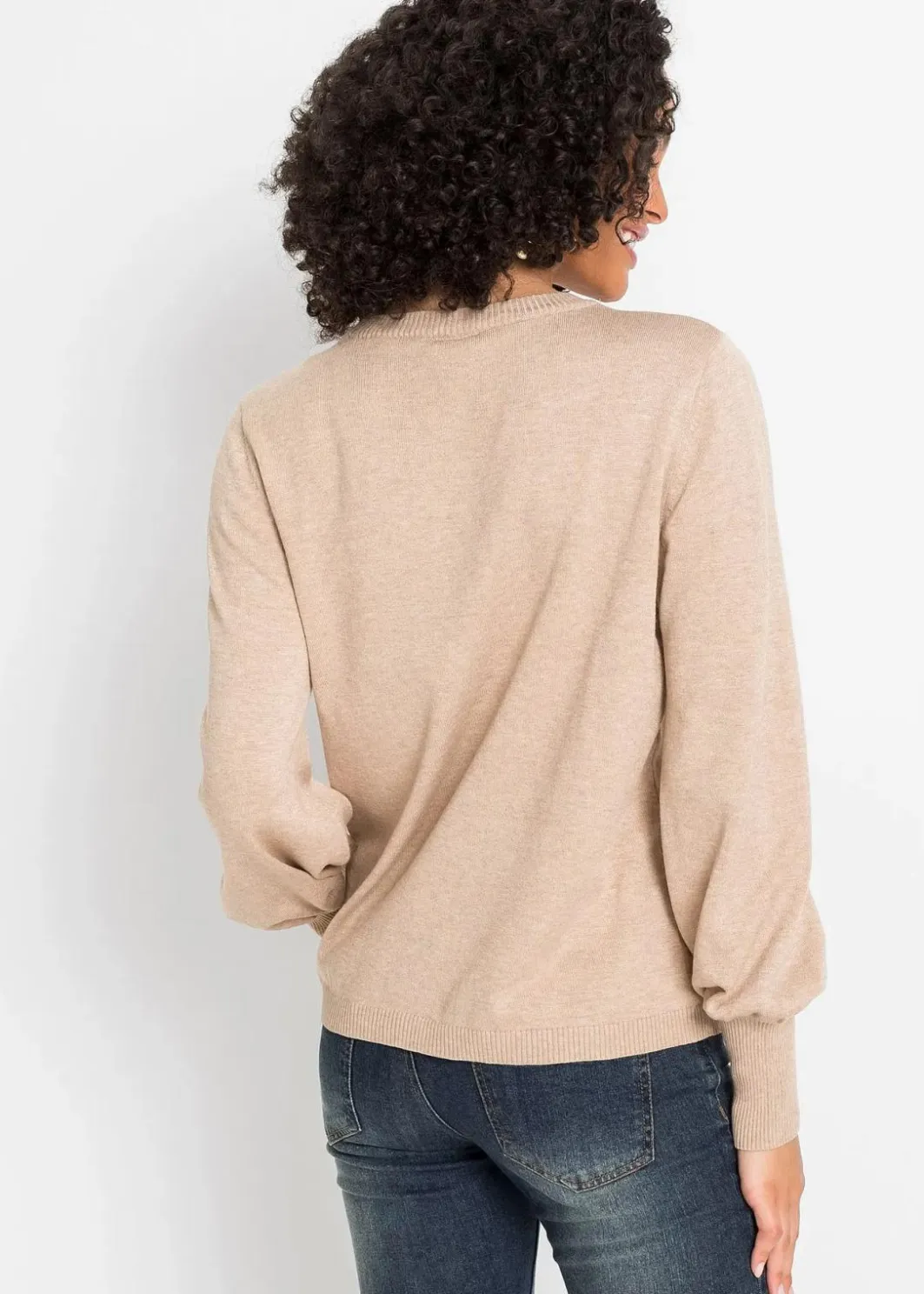 New Pullover mit Ballon-Ärmel Damen Bekleidung·Jeans|Pullover & Strickjacken