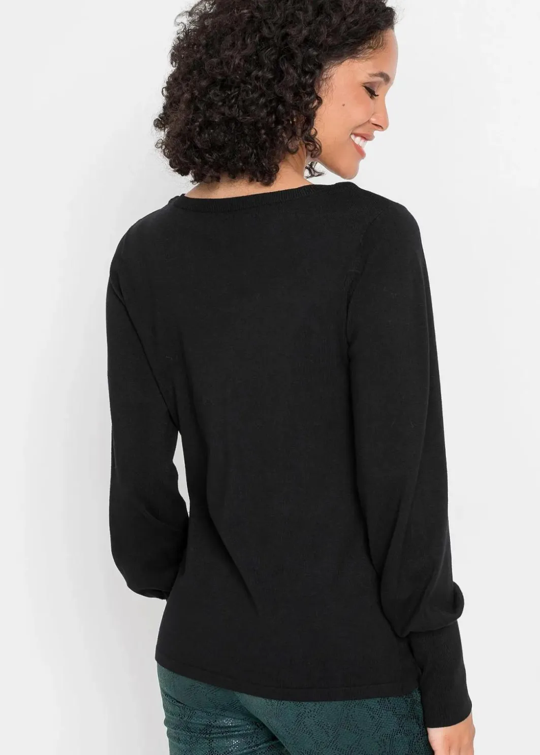 Damen bonprix Bekleidung·Umstandsmode|Strickmode|Pullover mit Ballonärmeln