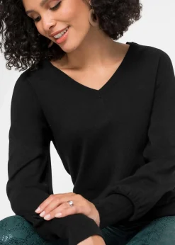 Damen bonprix Bekleidung·Umstandsmode|Strickmode|Pullover mit Ballonärmeln