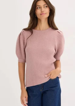 Best Pullover mit Ballonärmeln Damen Bekleidung·Umstandsmode|Bekleidung·Jeans