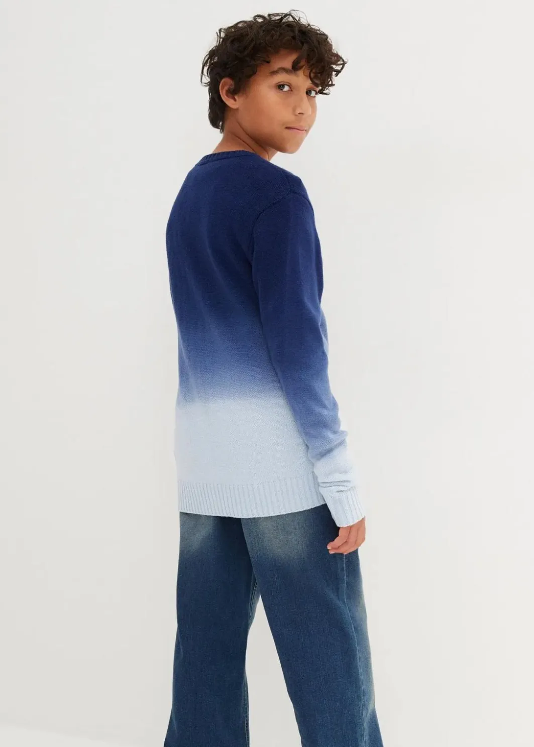 Online Pullover mit Farbverlauf Kinder Jungen 9-16 Jahre·Sweat & Strick