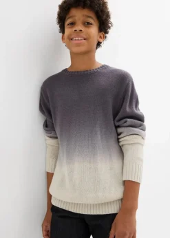 Kinder bonprix Jungen 9-16 Jahre·Sweat & Strick|Pullover mit Farbverlauf