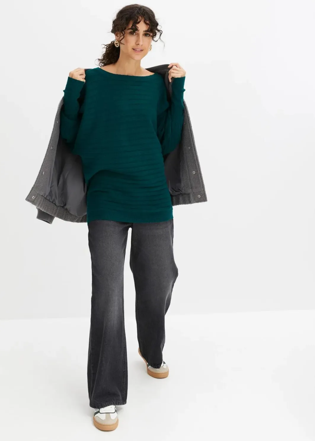 Damen bonprix Bekleidung·Umstandsmode|Bekleidung·Jeans|Pullover mit Fledermausärmeln