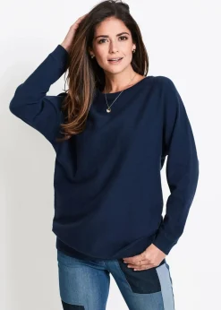 New Pullover mit Fledermausärmeln Damen Strickmode|Pullover & Strickjacken