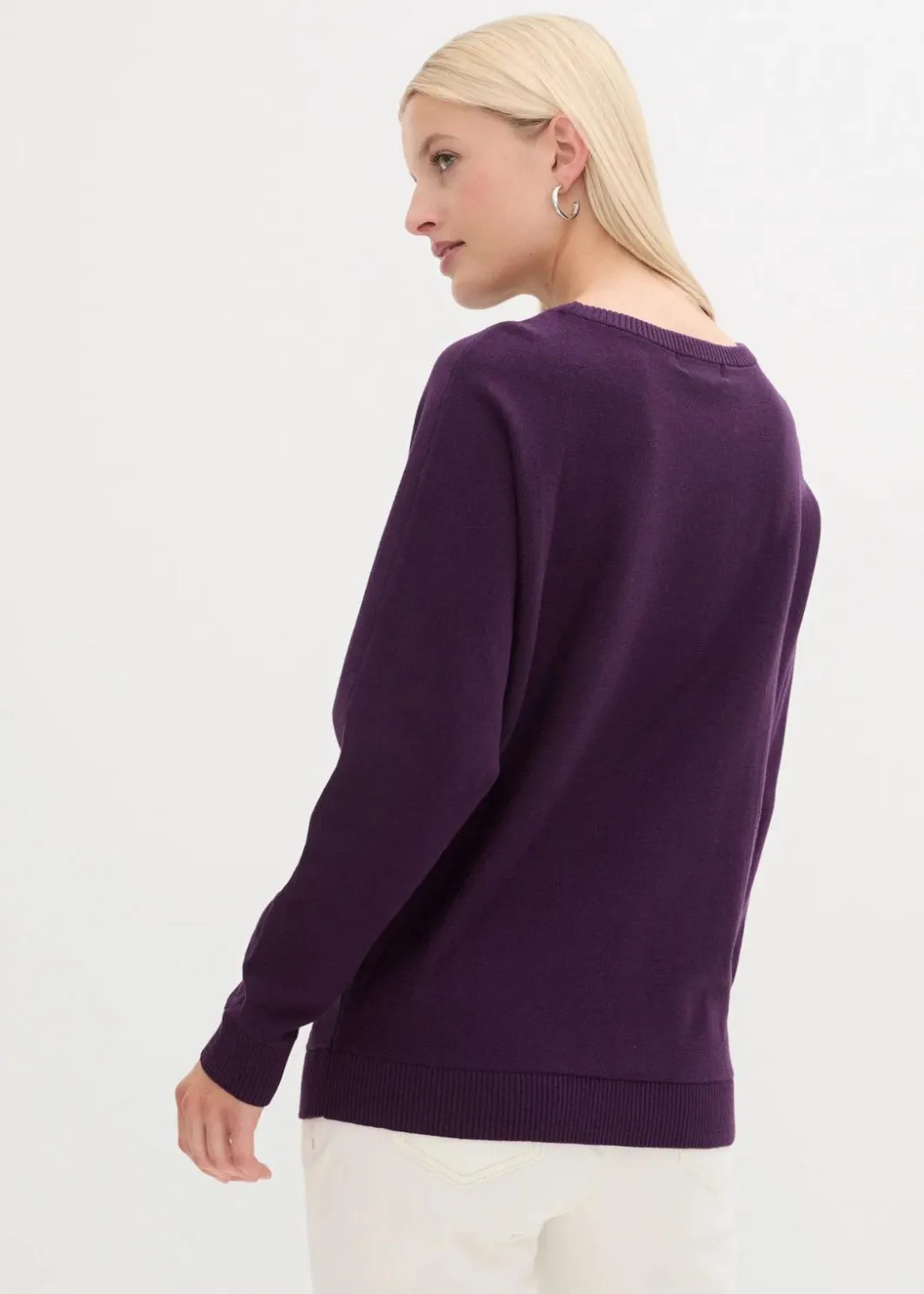 Damen bonprix Bekleidung·Jeans|Pullover & Strickjacken|Pullover mit Fledermausärmeln