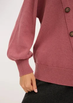 Damen bonprix Strickmode|Pullover & Strickjacken|Pullover mit Knopfleiste