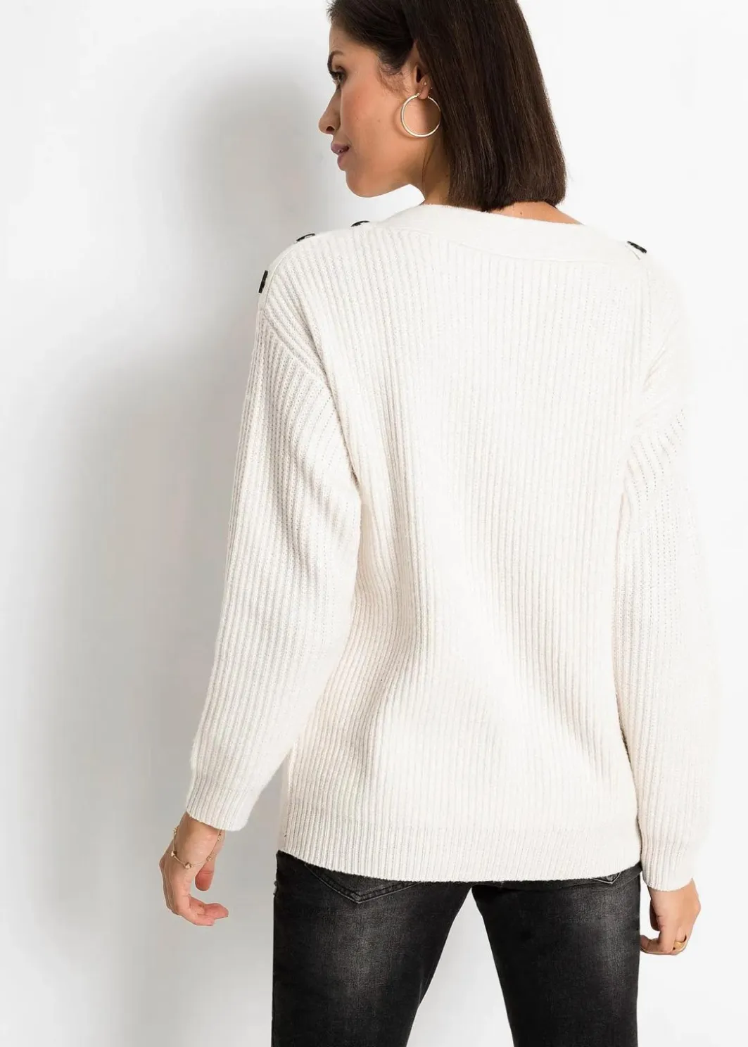 Online Pullover mit Knöpfen Damen Bekleidung·Umstandsmode|Strickmode