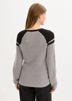 Hot Pullover mit Knöpfen Damen Bekleidung·Umstandsmode|Strickmode