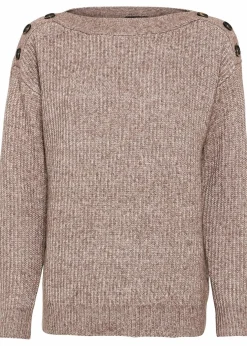 Outlet Pullover mit Knöpfen Damen Bekleidung·Umstandsmode|Strickmode