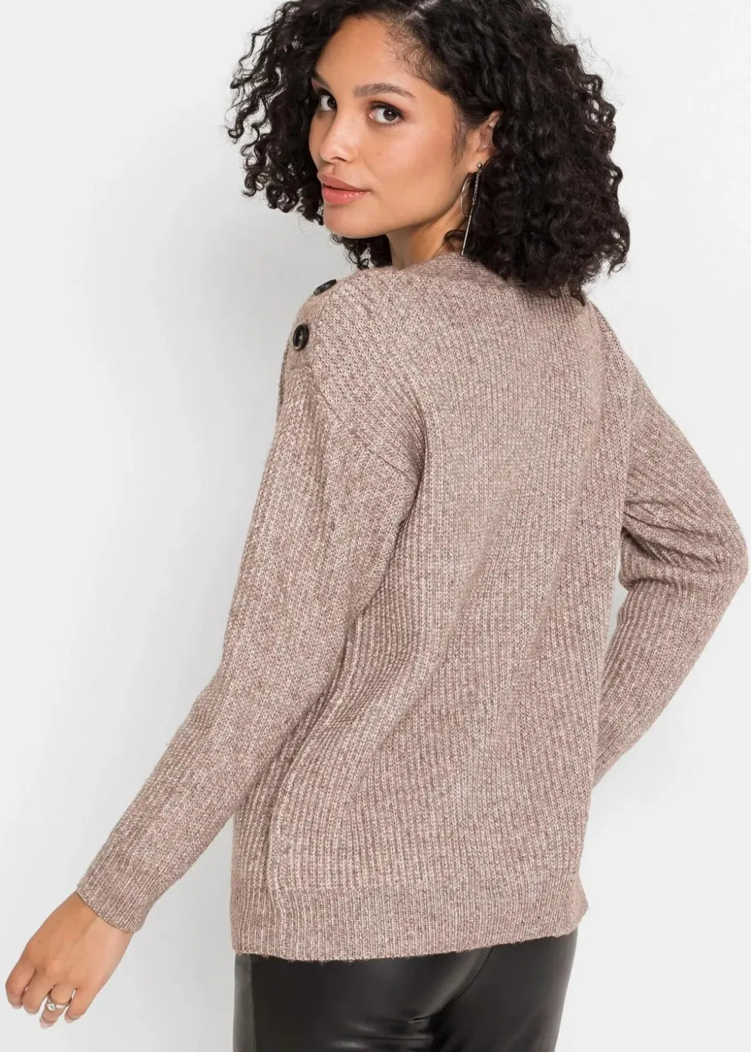 Outlet Pullover mit Knöpfen Damen Bekleidung·Umstandsmode|Strickmode