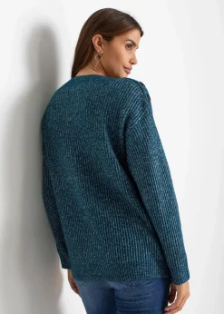 New Pullover mit Knöpfen Damen Pullover & Strickjacken|Bekleidung·Jeans