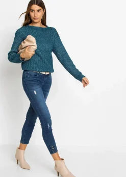 New Pullover mit Knöpfen Damen Pullover & Strickjacken|Bekleidung·Jeans