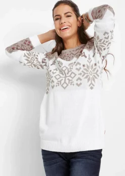 Damen bonprix Bekleidung·Umstandsmode|Pullover & Strickjacken|Pullover mit Norwegermuster