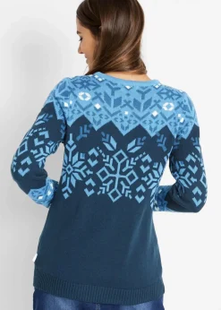 Damen bonprix Bekleidung·Umstandsmode|Pullover & Strickjacken|Pullover mit Norwegermuster