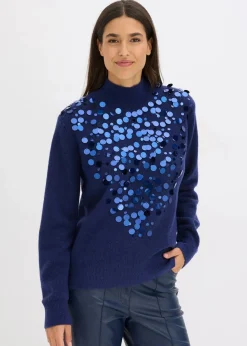 Damen bonprix Bekleidung·Umstandsmode|Bekleidung·Jeans|Pullover mit Pailetten