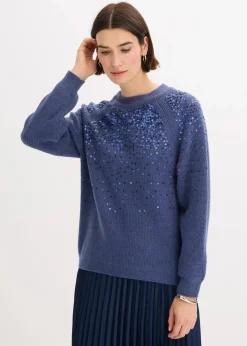 Online Pullover mit Pailletten Damen Bekleidung·Umstandsmode|Strickmode