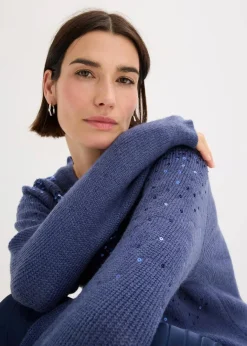 Online Pullover mit Pailletten Damen Bekleidung·Umstandsmode|Strickmode
