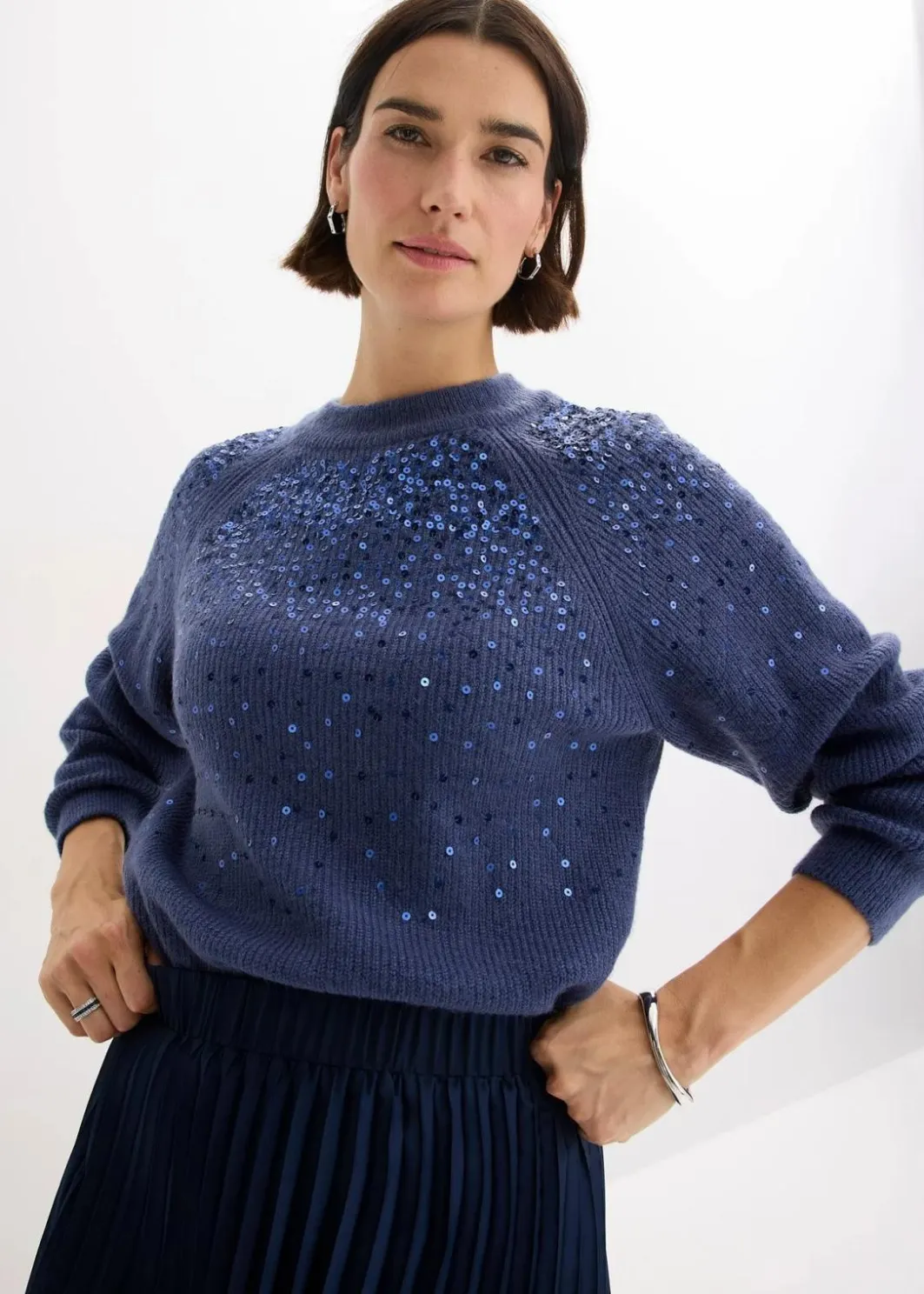 Online Pullover mit Pailletten Damen Bekleidung·Umstandsmode|Strickmode