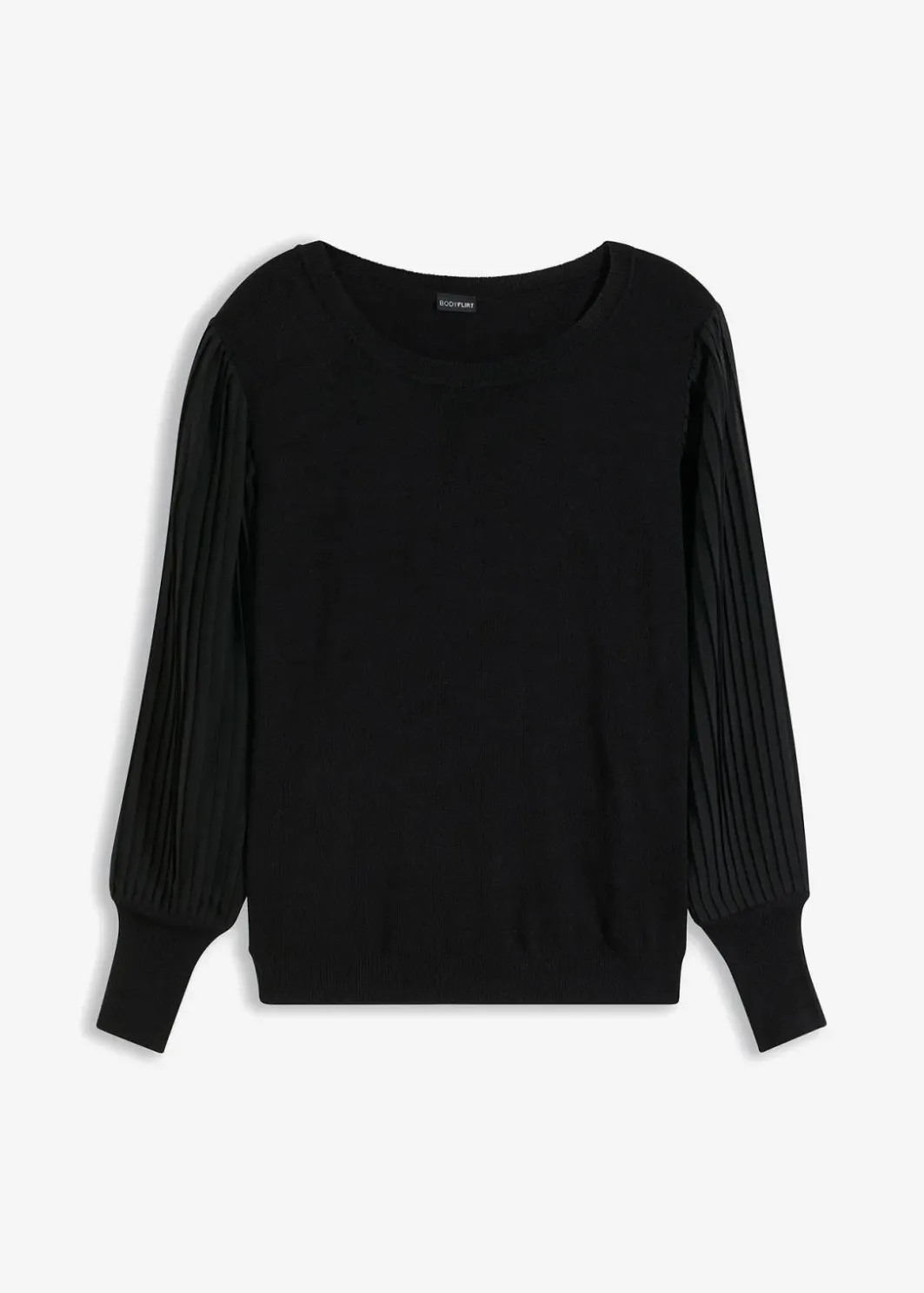 Damen bonprix Bekleidung·Umstandsmode|Strickmode|Pullover mit plissierten Ärmeln