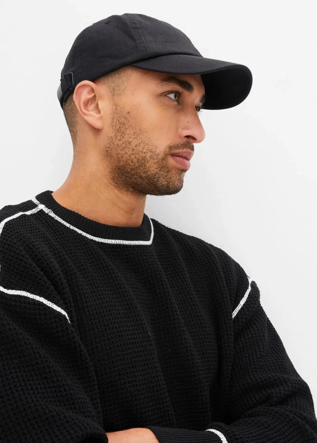 Herren bonprix Große Größen|Pullover & Strickjacken|Pullover mit recycelter Baumwolle, Loose Fit