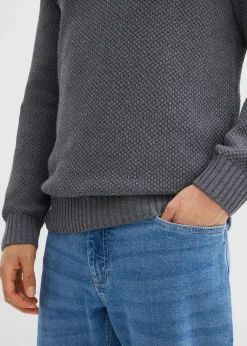 Outlet Pullover mit recycelter Baumwolle Herren Pullover & Strickjacken|Große Größen