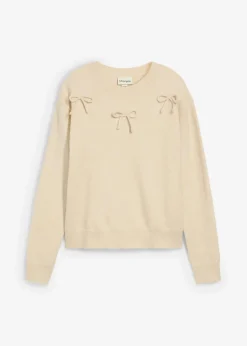 Clearance Pullover mit Schleifen Damen Bekleidung·Umstandsmode|Bekleidung·Jeans