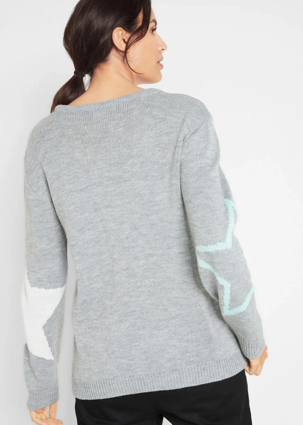 Damen bonprix Bekleidung·Umstandsmode|Bekleidung·Jeans|Pullover mit Sternendruck