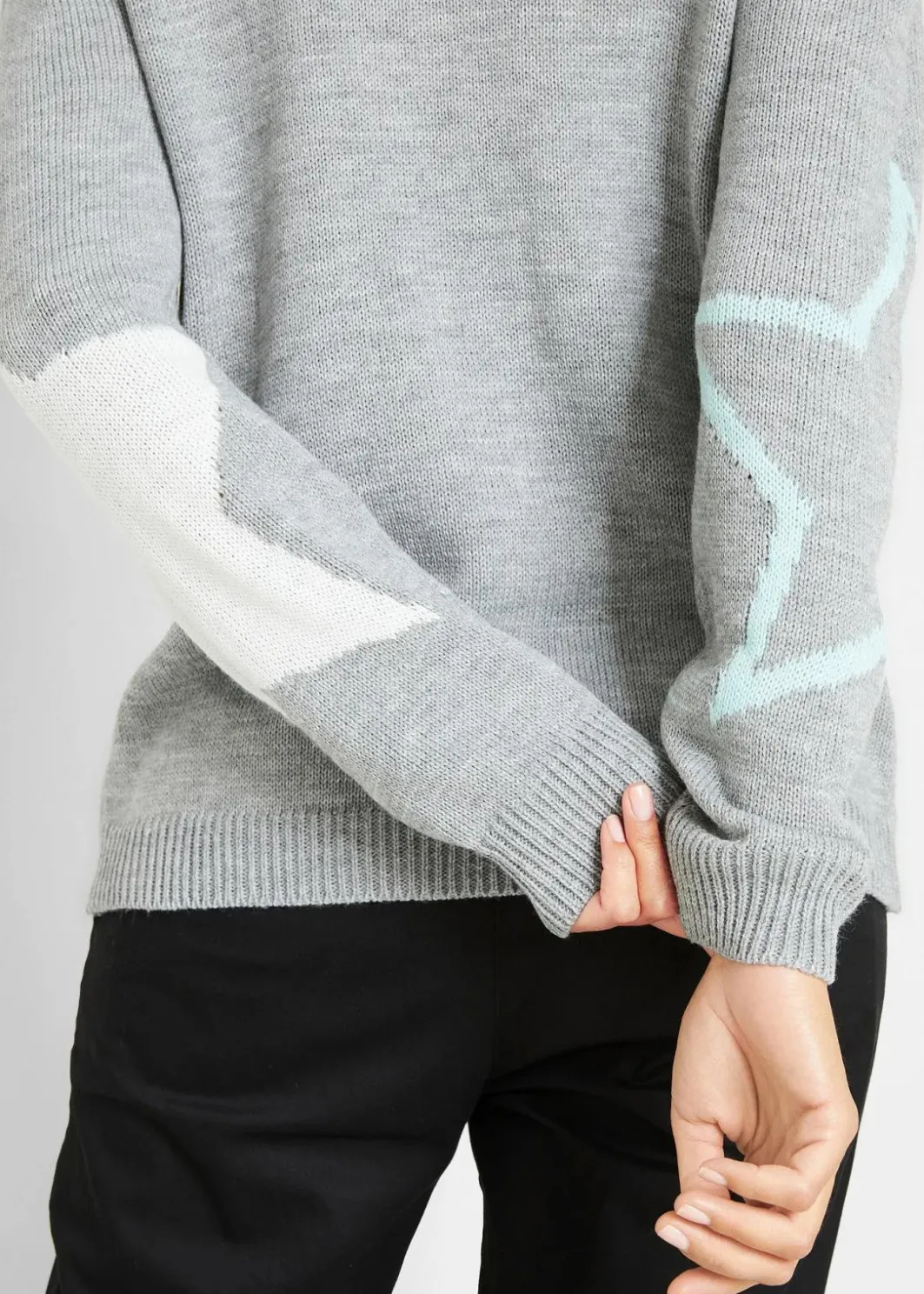 Damen bonprix Bekleidung·Umstandsmode|Bekleidung·Jeans|Pullover mit Sternendruck