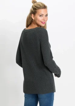Damen bonprix Bekleidung·Umstandsmode|Bekleidung·Jeans|Pullover mit Stickerei