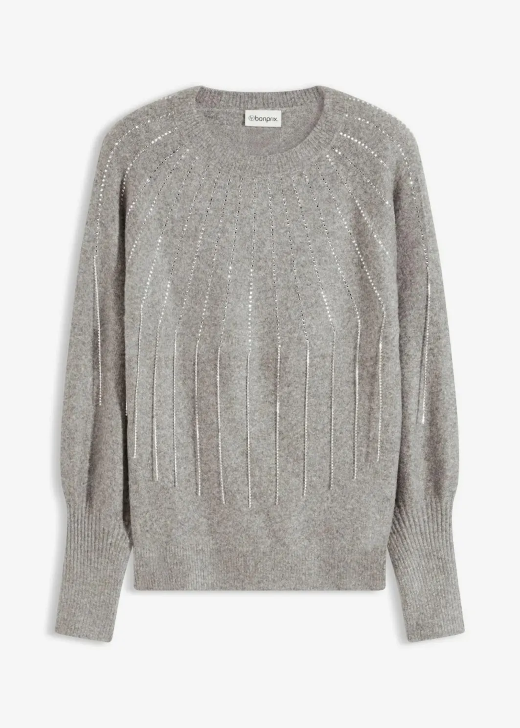 Best Pullover mit Strass-Applikation Damen Strickmode|Pullover & Strickjacken