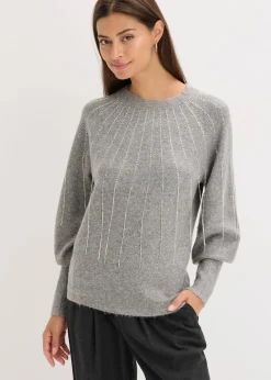 Best Pullover mit Strass-Applikation Damen Strickmode|Pullover & Strickjacken