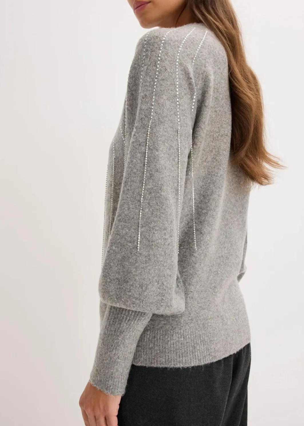 Best Pullover mit Strass-Applikation Damen Strickmode|Pullover & Strickjacken
