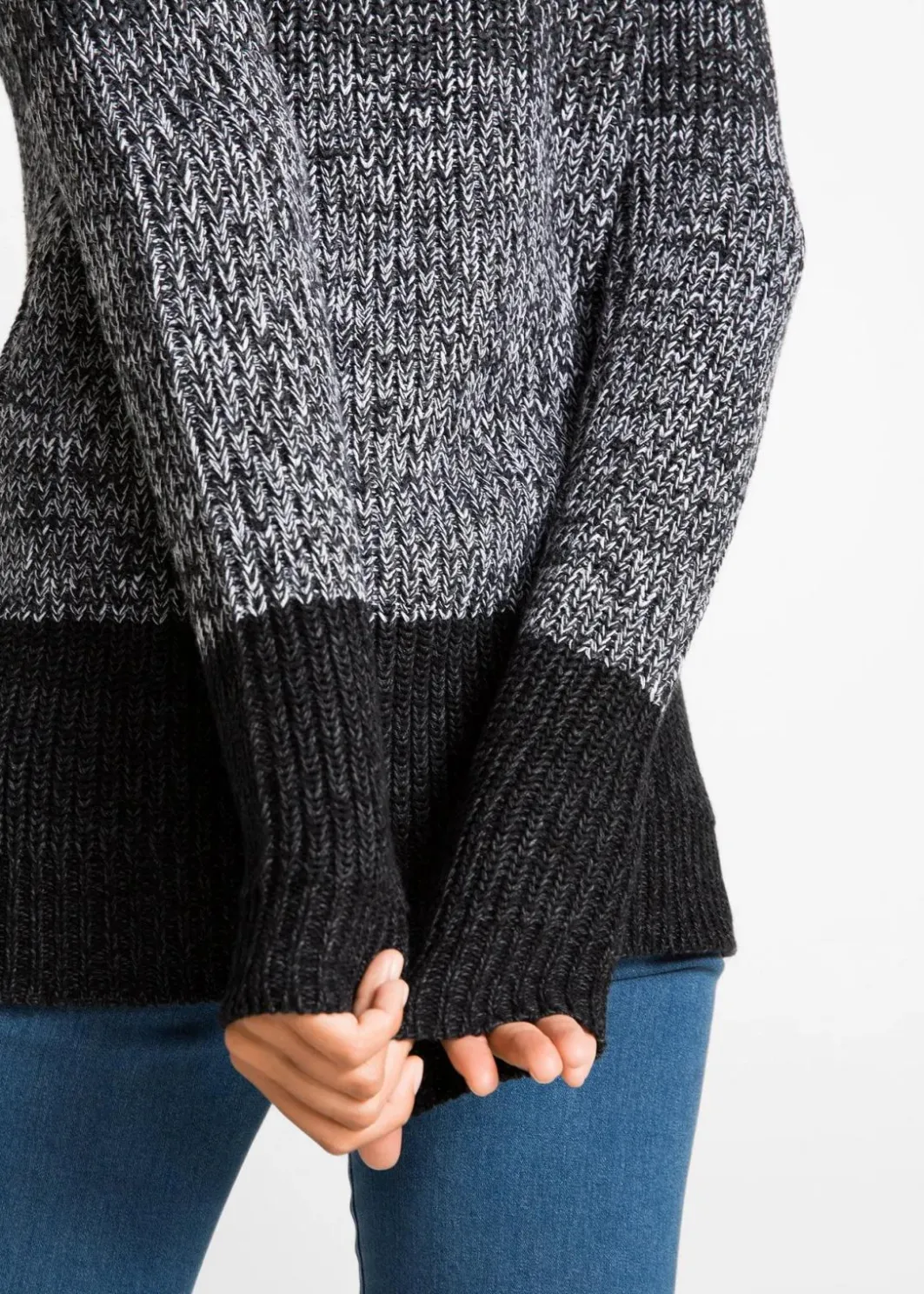 Hot Pullover mit Streifenmuster Damen Bekleidung·Umstandsmode|Bekleidung·Jeans