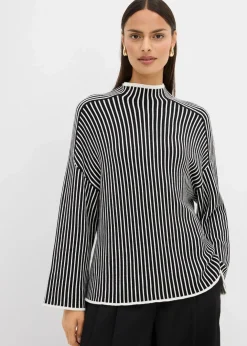 Damen bonprix Bekleidung·Umstandsmode|Bekleidung·Jeans|Pullover mit Turtleneck aus Viskose-Mix