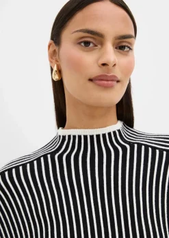 Damen bonprix Bekleidung·Umstandsmode|Bekleidung·Jeans|Pullover mit Turtleneck aus Viskose-Mix