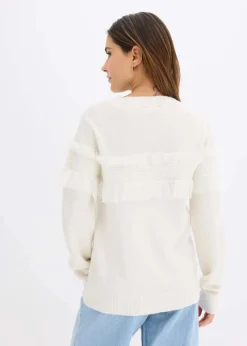 Damen bonprix Bekleidung·Umstandsmode|Bekleidung·Jeans|Pullover mit Volants