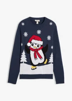 New Pullover mit Weihnachtsmotiv Herren Große Größen|Pullover & Strickjacken