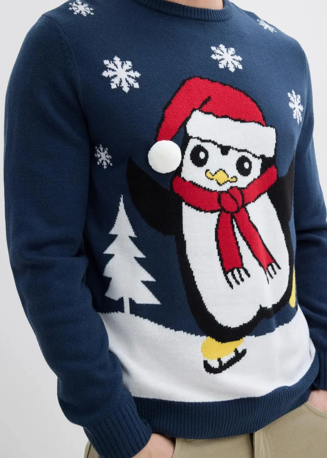 New Pullover mit Weihnachtsmotiv Herren Große Größen|Pullover & Strickjacken