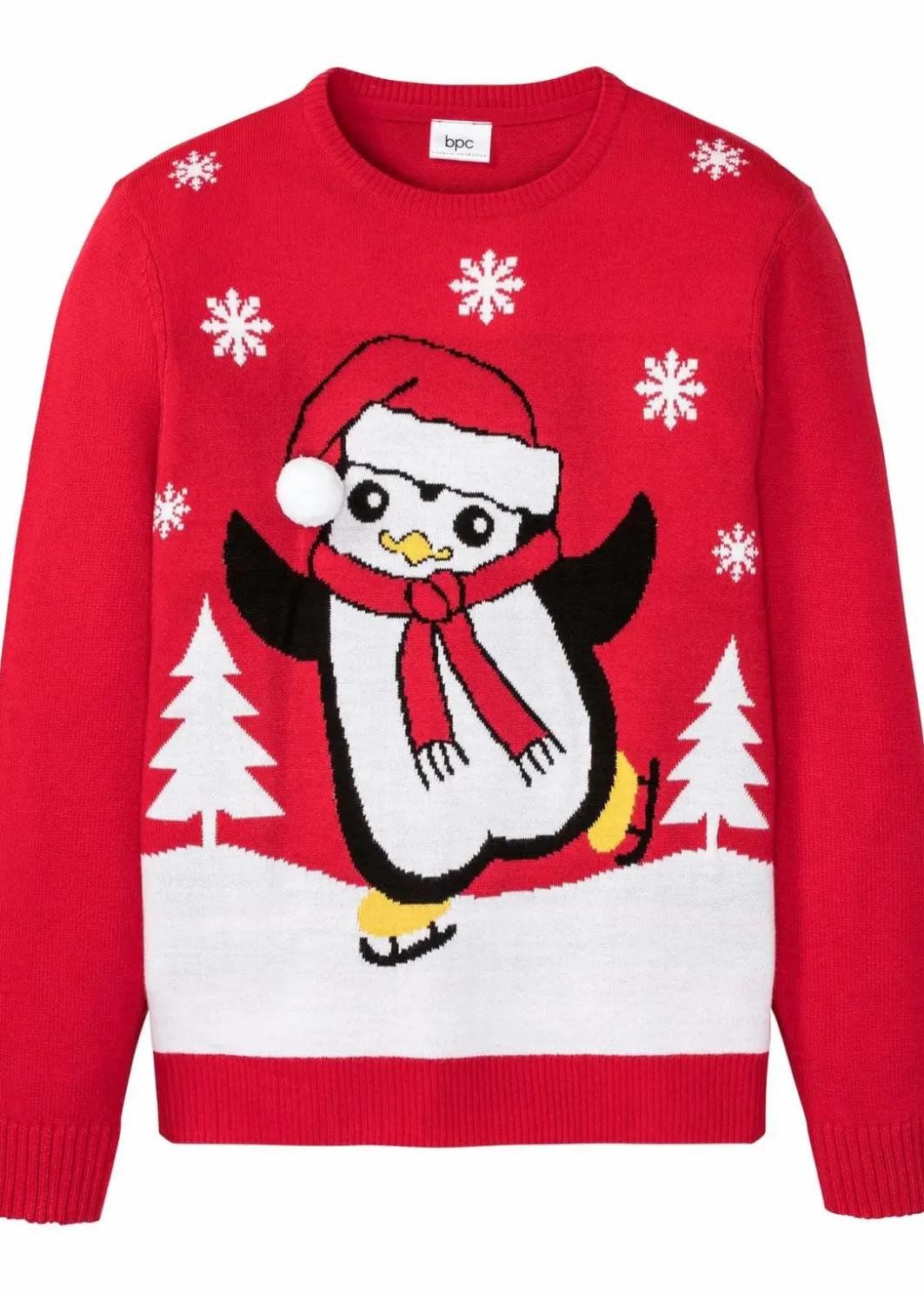 Herren bonprix Pullover & Strickjacken|Große Größen|Pullover mit Weihnachtsmotiv