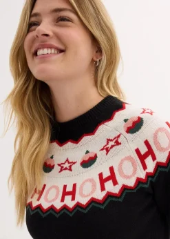 Hot Pullover mit Weihnachtsmotiv Damen Pullover & Strickjacken|Strickmode